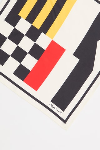 Lenço quadrado - Branco