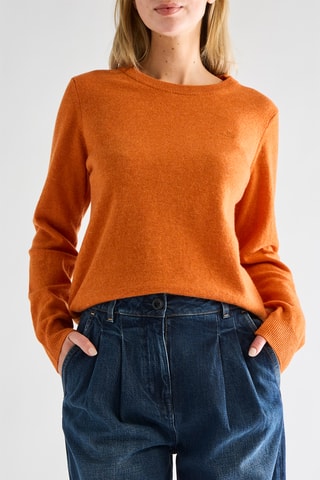 Camisola em lã - Laranja