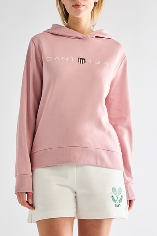 Sweat com capuz - Rosa