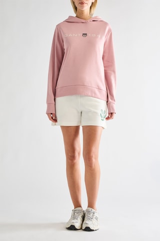 Sweat com capuz - Rosa