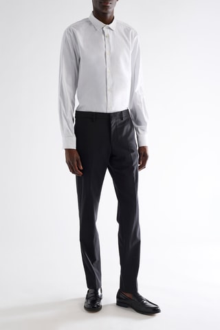 Calças de lã - Preto