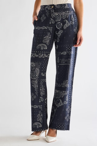 Calças - Azul-marinho