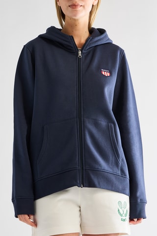 Sweat com capuz - Azul-marinho