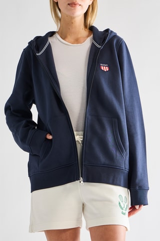 Sweat com capuz - Azul-marinho