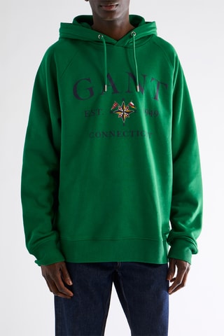 Sweat com capuz - Verde