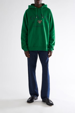 Sweat com capuz - Verde