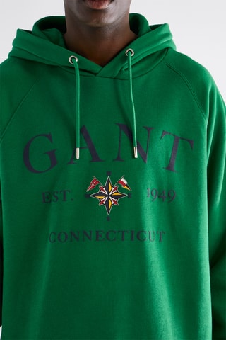 Sweat com capuz - Verde