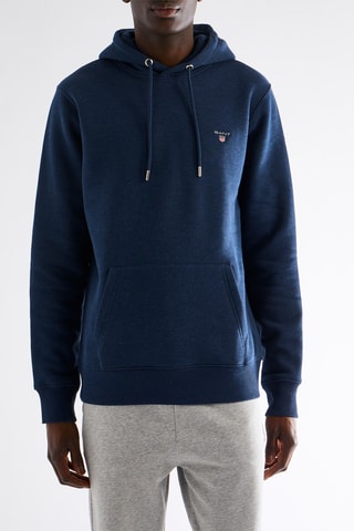 Sweat com capuz - Azul-marinho