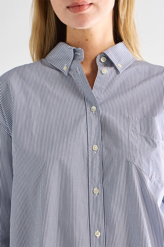 Camisola em algodão biológico - Azul