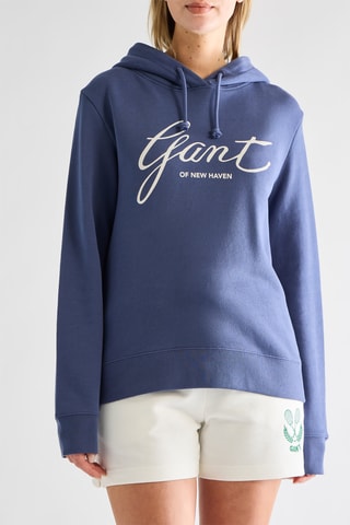 Sweat com capuz - Azul