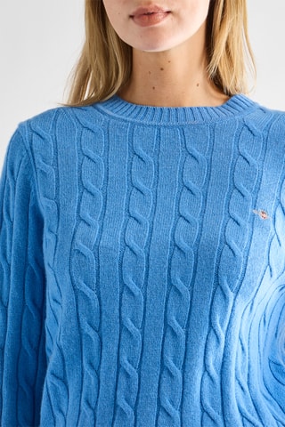 Camisola em lã de cordeiro - Azul