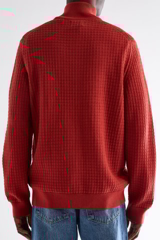 Casaco em algodão biológico - Vermelho