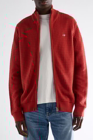 Casaco em algodão biológico - Vermelho