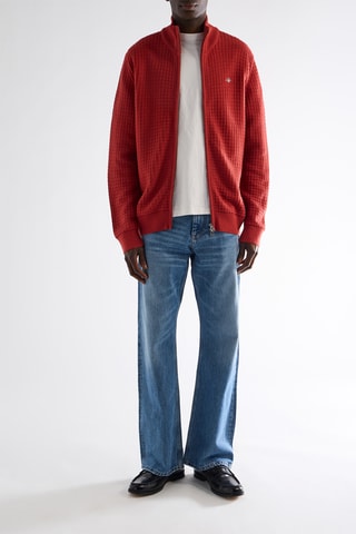 Casaco em algodão biológico - Vermelho