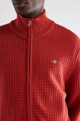 Casaco em algodão biológico - Vermelho