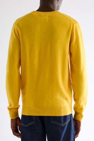 Camisola em lã de cordeiro - Amarelo