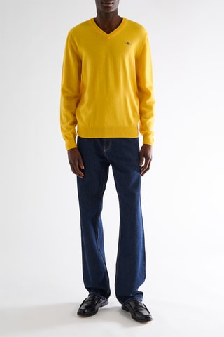 Camisola em lã de cordeiro - Amarelo