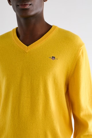 Camisola em lã de cordeiro - Amarelo