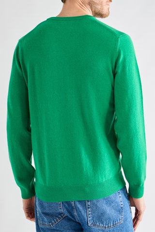 Camisola em lã de cordeiro - Verde