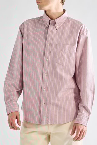 Camisa em algodão biológico - Rosa