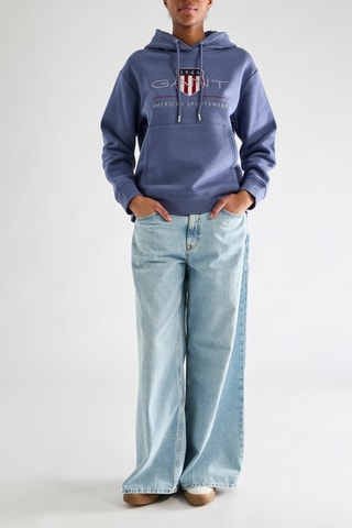 Sweat com capuz - Azul