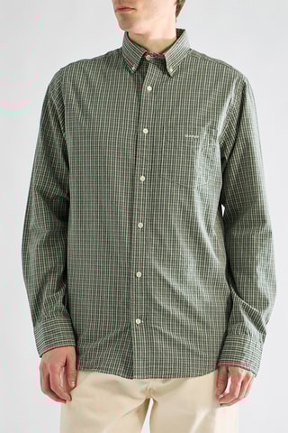 Camisa em algodão biológico - Verde