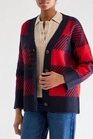 Casaco de malha - Azul