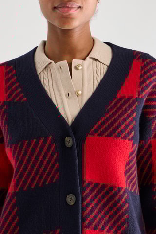 Casaco de malha - Azul