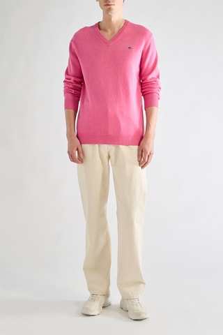 Camisola em lã de cordeiro - Rosa