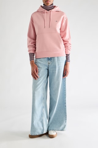 Sweat com capuz - Rosa