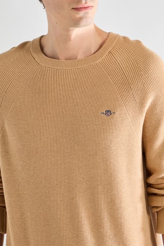 Camisola em lã merino - Bege