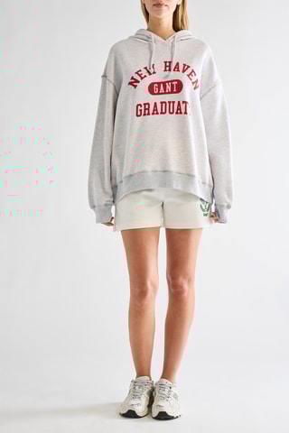 Sweat com capuz - Cinzento