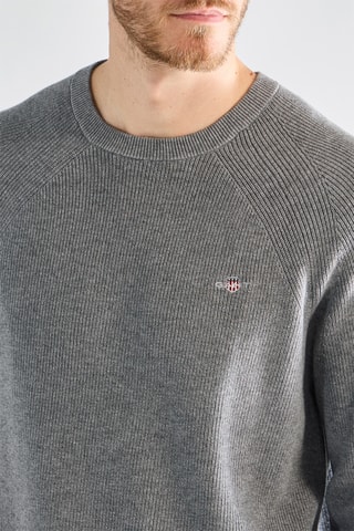 Camisola em lã merino - Cinzento