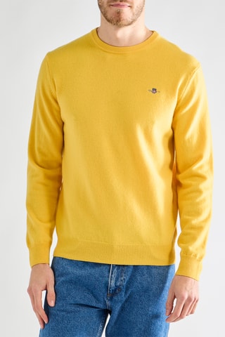 Camisola em lã de cordeiro - Amarelo