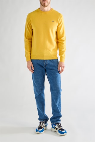 Camisola em lã de cordeiro - Amarelo