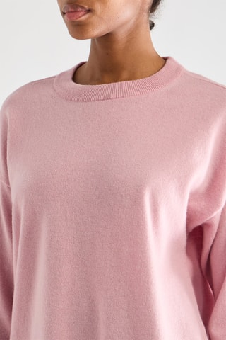 Camisola em lã de cordeiro - Rosa