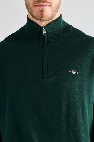 Camisola em lã - Verde-escuro