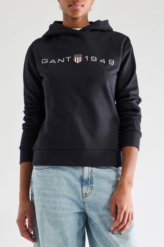 Camisola com capuz - Preto