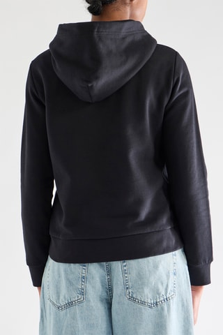 Camisola com capuz - Preto