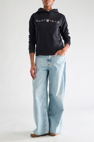 Camisola com capuz - Preto