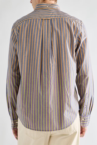 Camisa em algodão biológico - Cinzento