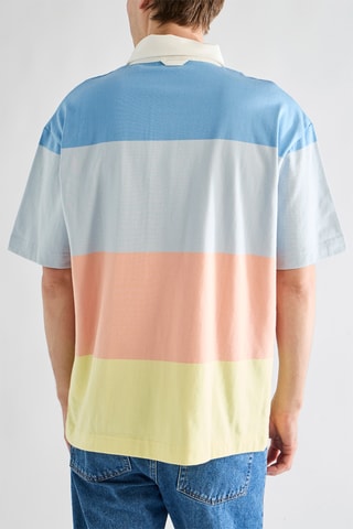 Polo - Azul e branco