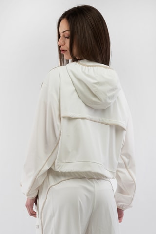 Casaco com capuz Sartoria - Branco