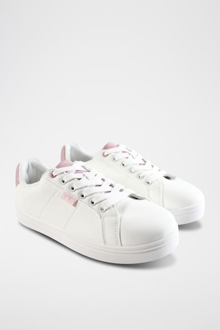 Sneakers - Branco e rosa