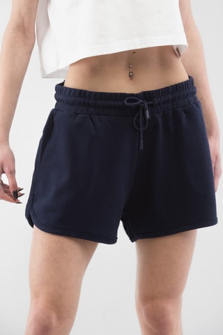 Calções Patch - Azul-marinho