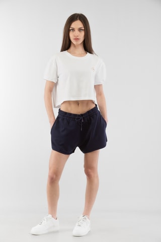 Calções Patch - Azul-marinho