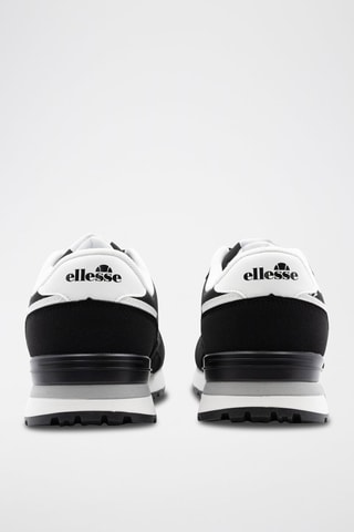 Sneakers em nobuck - Preto e branco