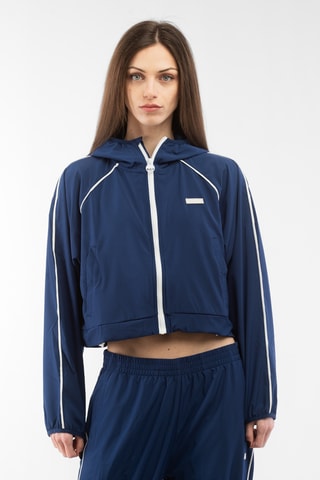 Casaco com capuz Sartoria - Azul