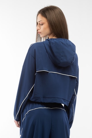 Casaco com capuz Sartoria - Azul