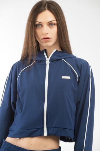 Casaco com capuz Sartoria - Azul